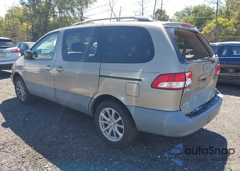 2001 Toyota Sienna Le из США, поврежденный, VIN 4T3ZF13C01U370198